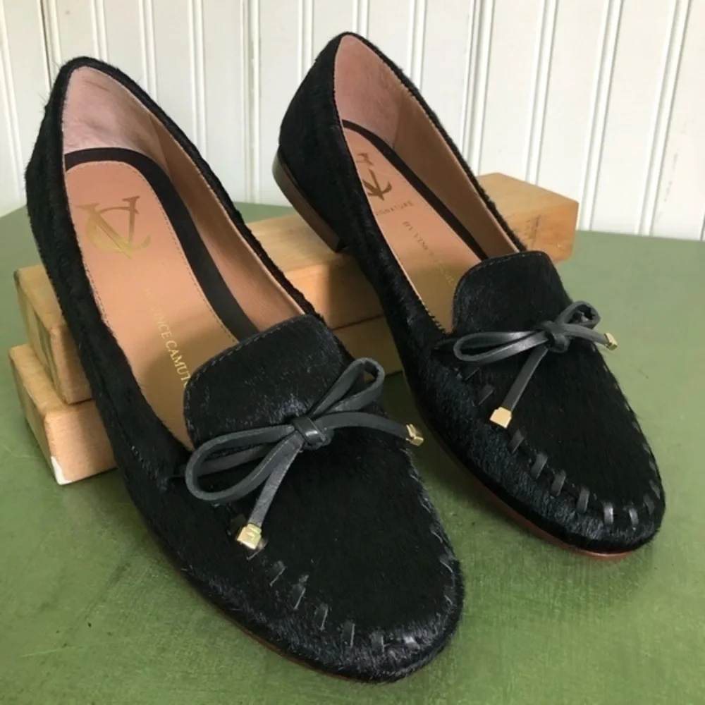 Vince Camuto NWT LAMONT Calf Hair Loafers/Slip Ons